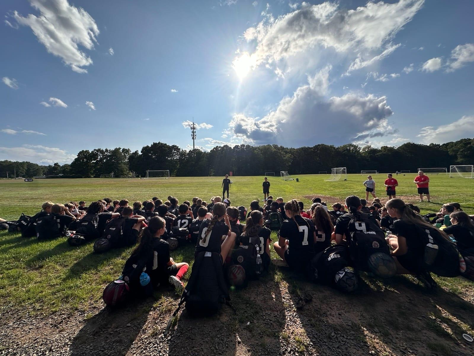Youth soccer training